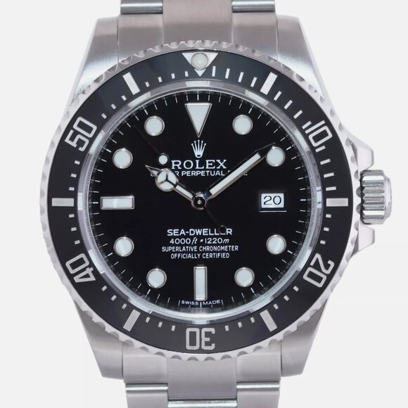 MINT Seadweller Rolex Black 40mm Watch New With Box - Picture 2 of 7